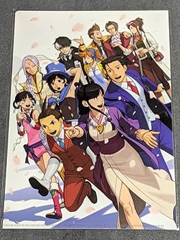 Amazon.co.jp: クリアファイル 逆転裁判6 公式ビジュアルブック 特典